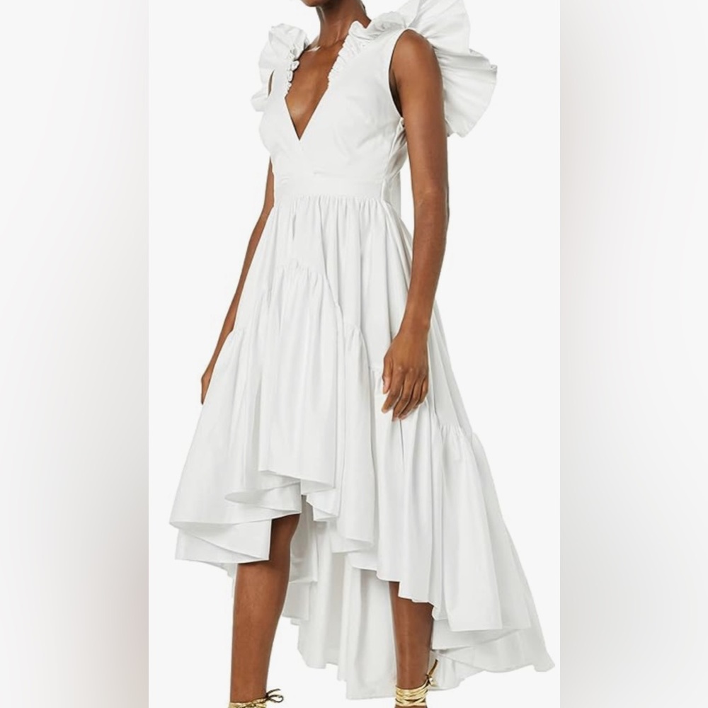 Making the Cut Season 3 Episode 1
Winning Look Sienna's Ruffle High-Low Dress